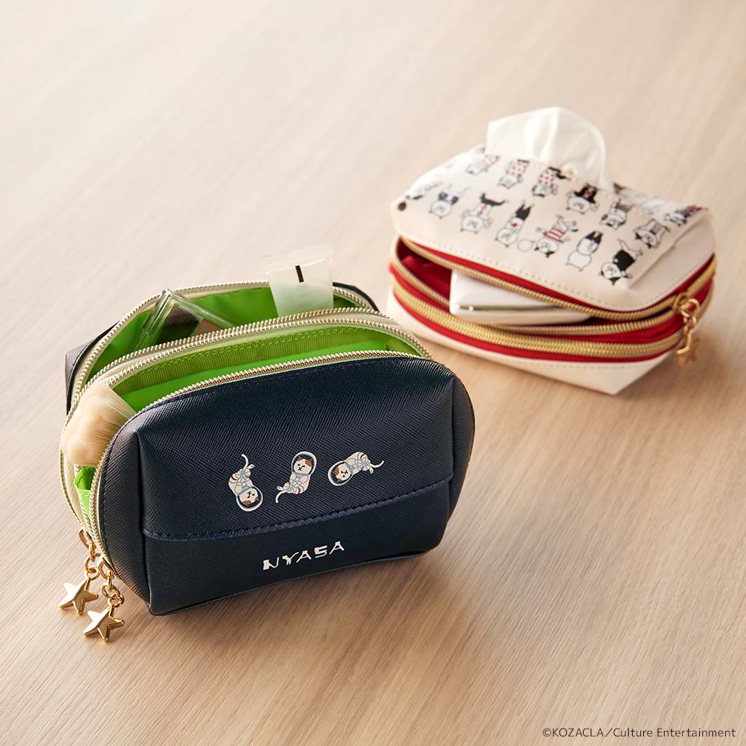 ニコイチポーチ ゆかいなネコ