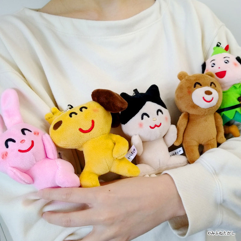 「でゅふっ」ぬいぐるみキーホルダー(ネコ)