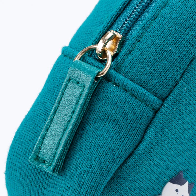 ぷくぷくプリント コスメポーチ ねこ茶商