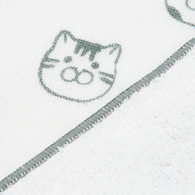 柔らかガーゼパイルハンカチ NYASA