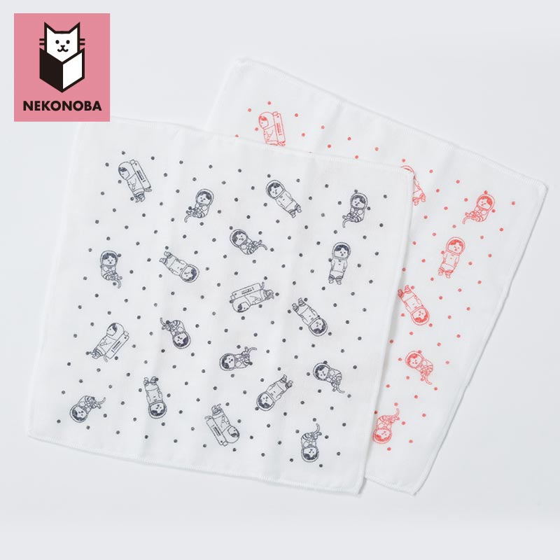 ふんわり8重ガーゼハンカチ2枚セット NYASA