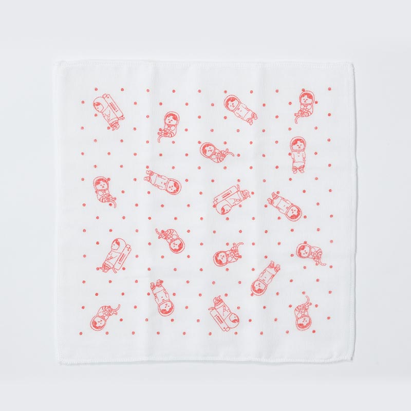 ふんわり8重ガーゼハンカチ2枚セット NYASA