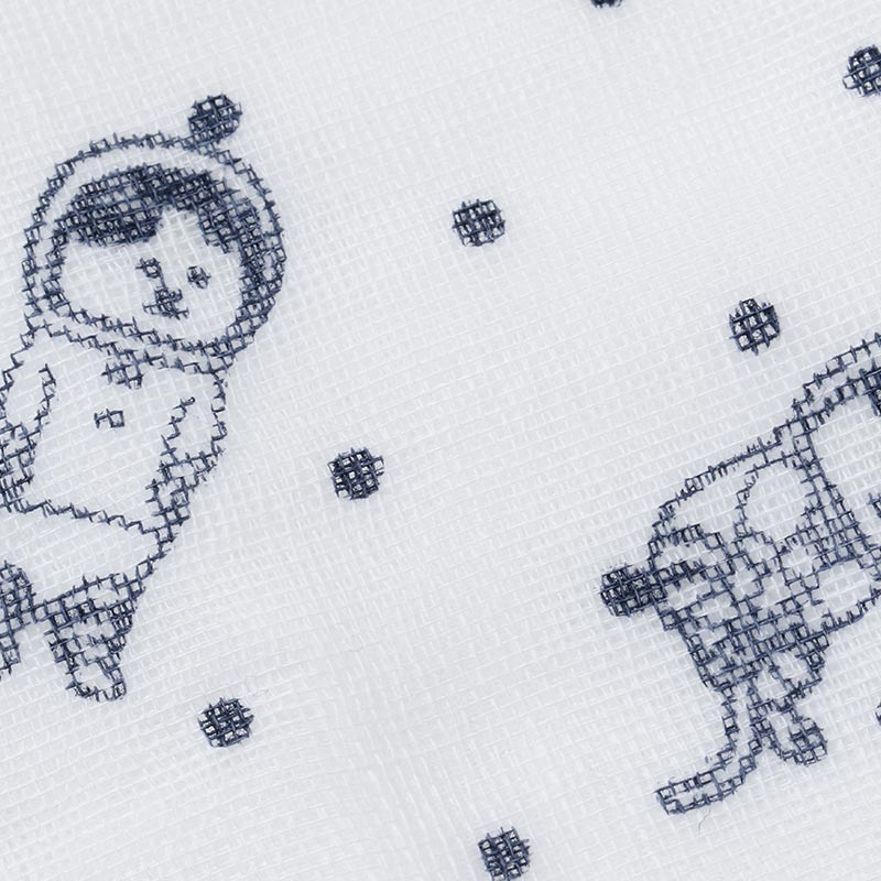 ふんわり8重ガーゼハンカチ2枚セット NYASA