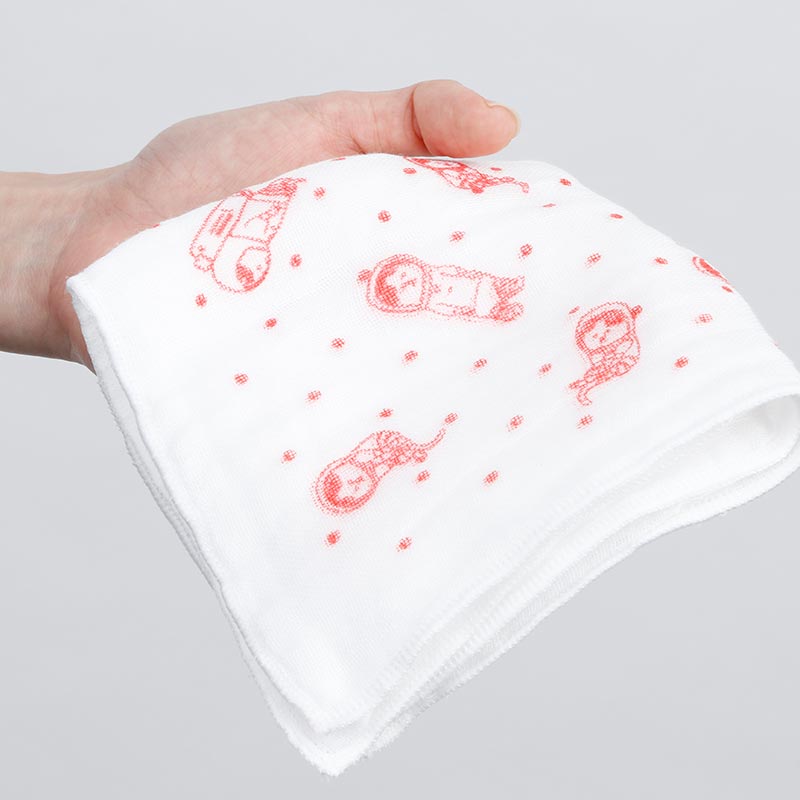 ふんわり8重ガーゼハンカチ2枚セット NYASA