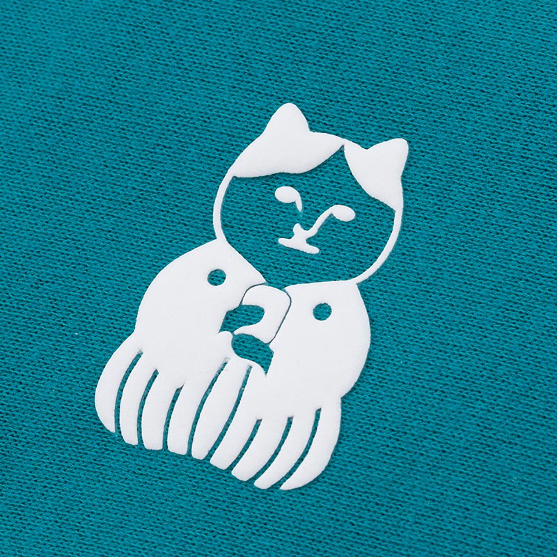 ぷくぷくプリント コインケース ねこ茶商