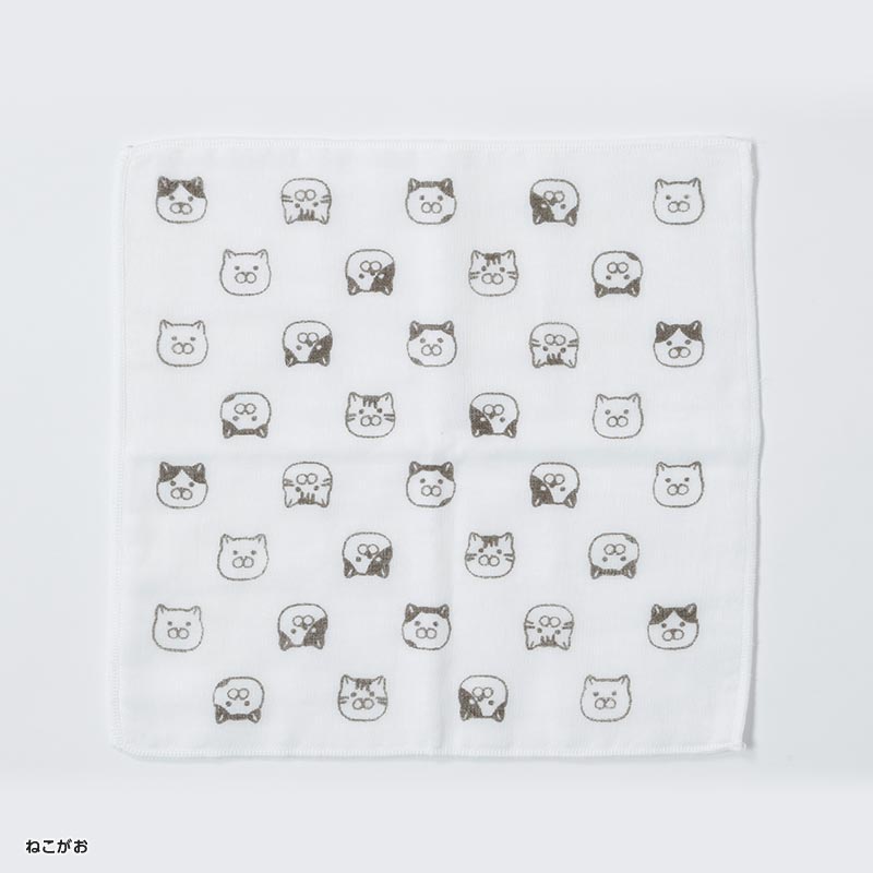 ふんわり8重ガーゼハンカチ2枚セット