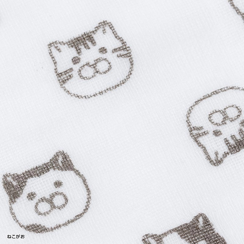 ふんわり8重ガーゼハンカチ2枚セット