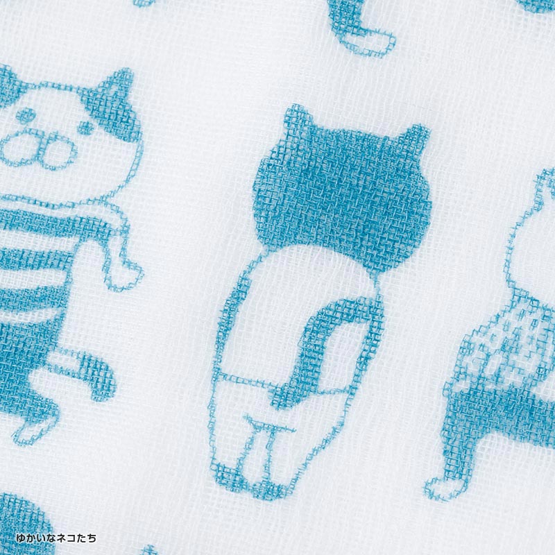 ふんわり8重ガーゼハンカチ2枚セット