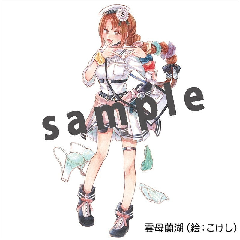 SS学園女子・アクリルキーホルダー 雲母蘭湖(絵:こけし)