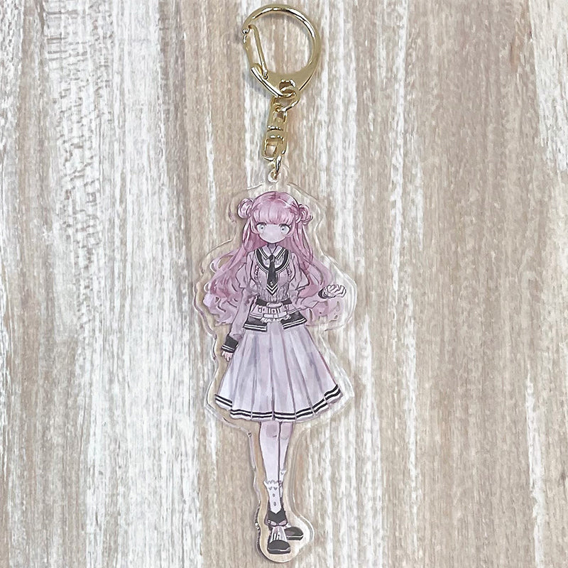 SS学園女子・アクリルキーホルダー 白石桃乃(絵:すぴか)