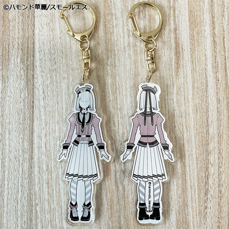SS学園女子・制服アクリルキーホルダー (絵:ハモンド華麗)