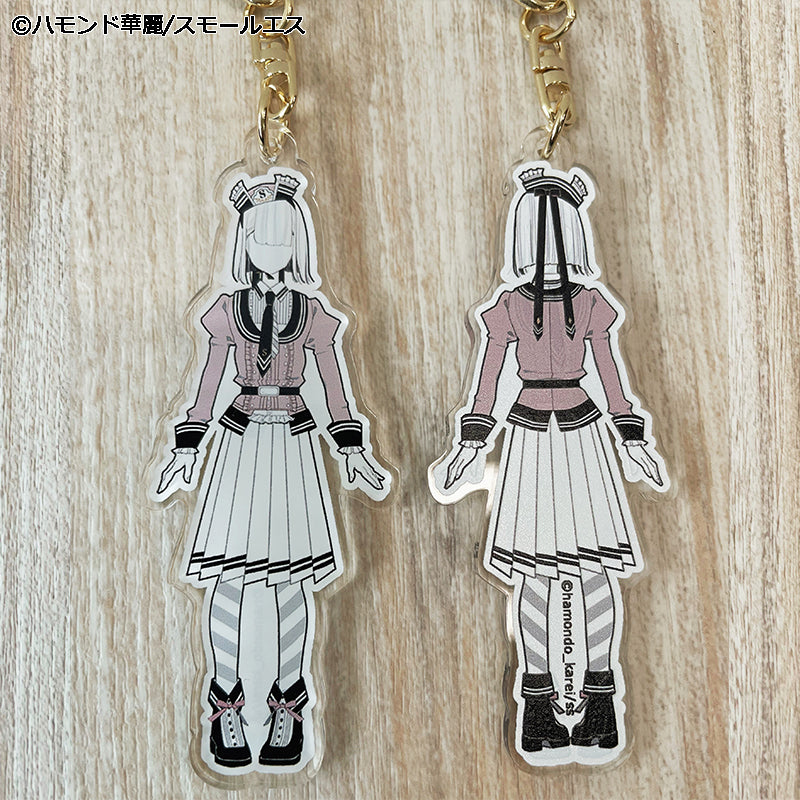 SS学園女子・制服アクリルキーホルダー (絵:ハモンド華麗)