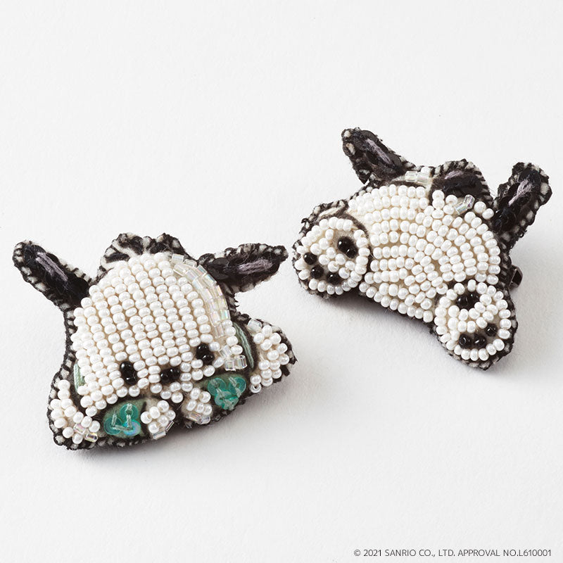 刺繍ブローチ ポチャッコ