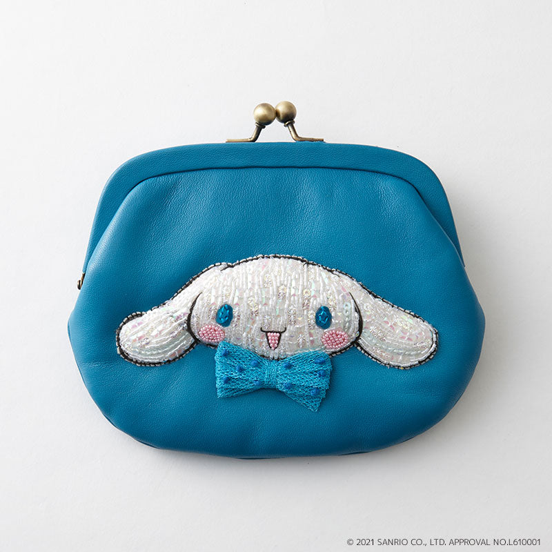 刺繍がま口ポーチ シナモロール