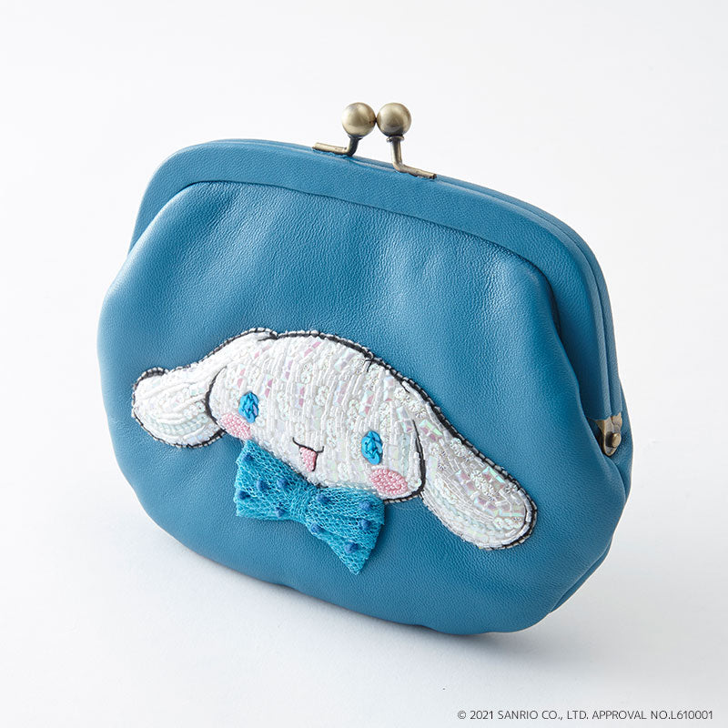 刺繍がま口ポーチ シナモロール