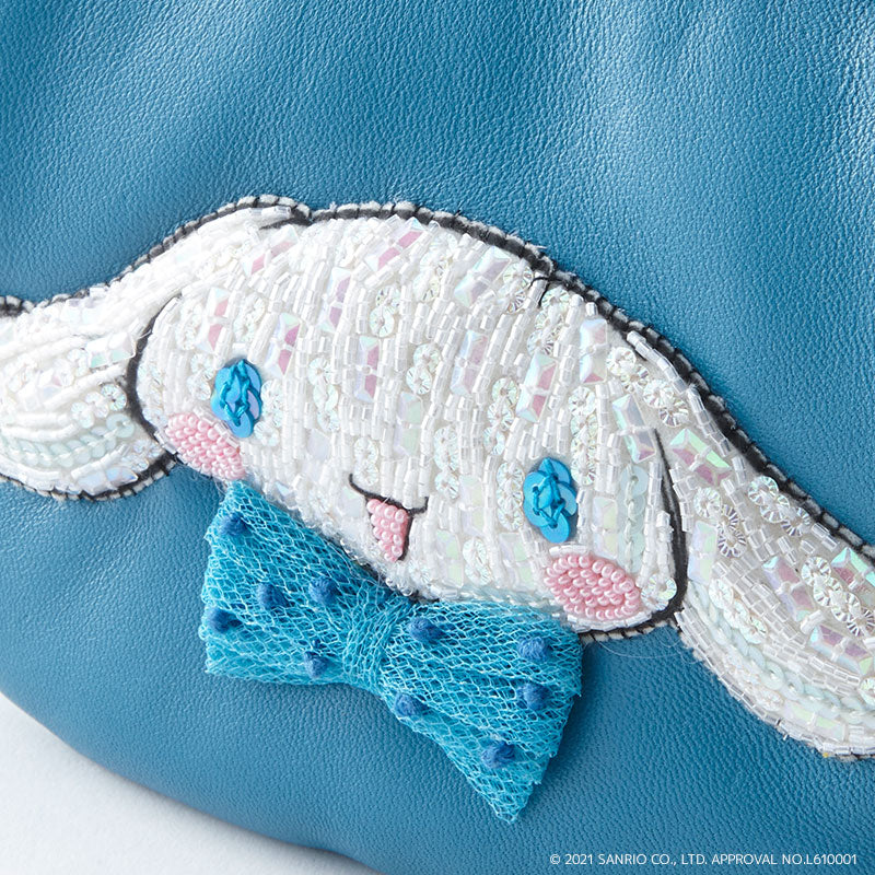 刺繍がま口ポーチ シナモロール
