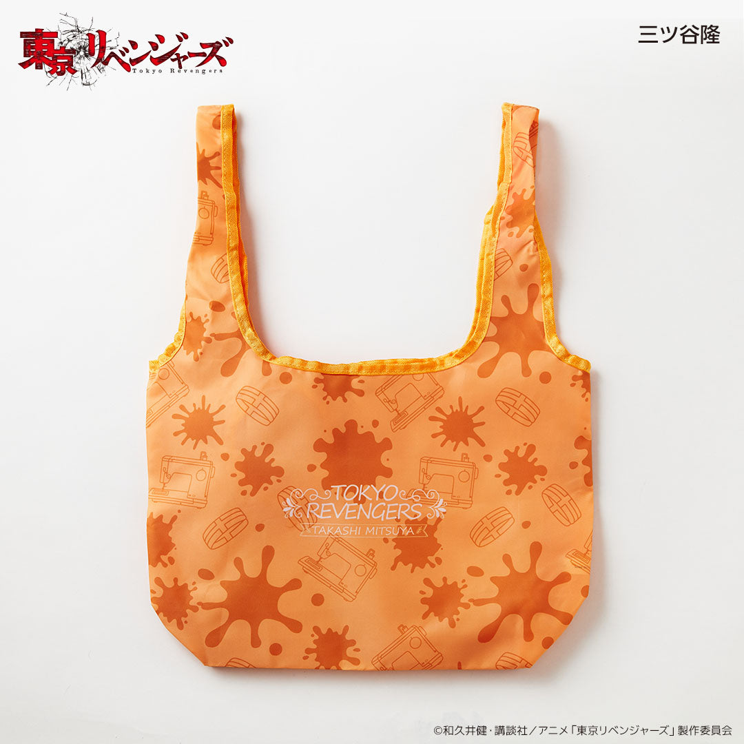 収納ポーチ付きエコバッグ ミニ 三ツ谷隆