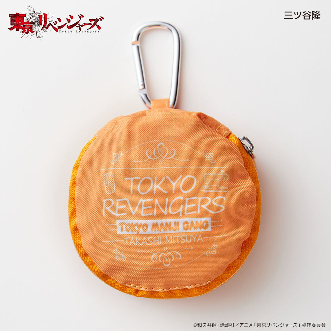 収納ポーチ付きエコバッグ ミニ 三ツ谷隆