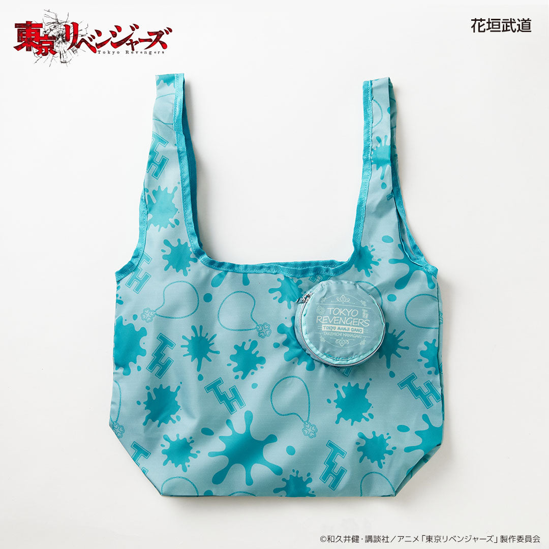 収納ポーチ付きエコバッグ ミニ 花垣武道