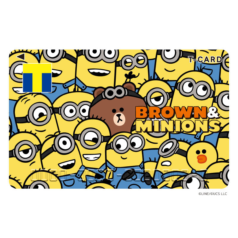 Tカード（BROWN&MINIONS）