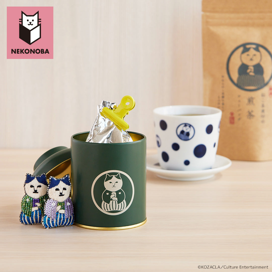 キャニスター缶 ねこ茶商