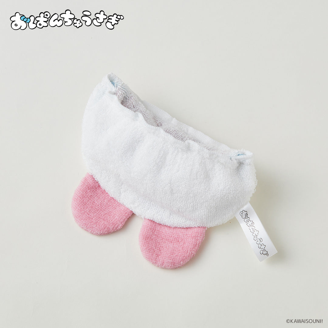ループ付ダイカットタオル おぱんちゅうさぎ