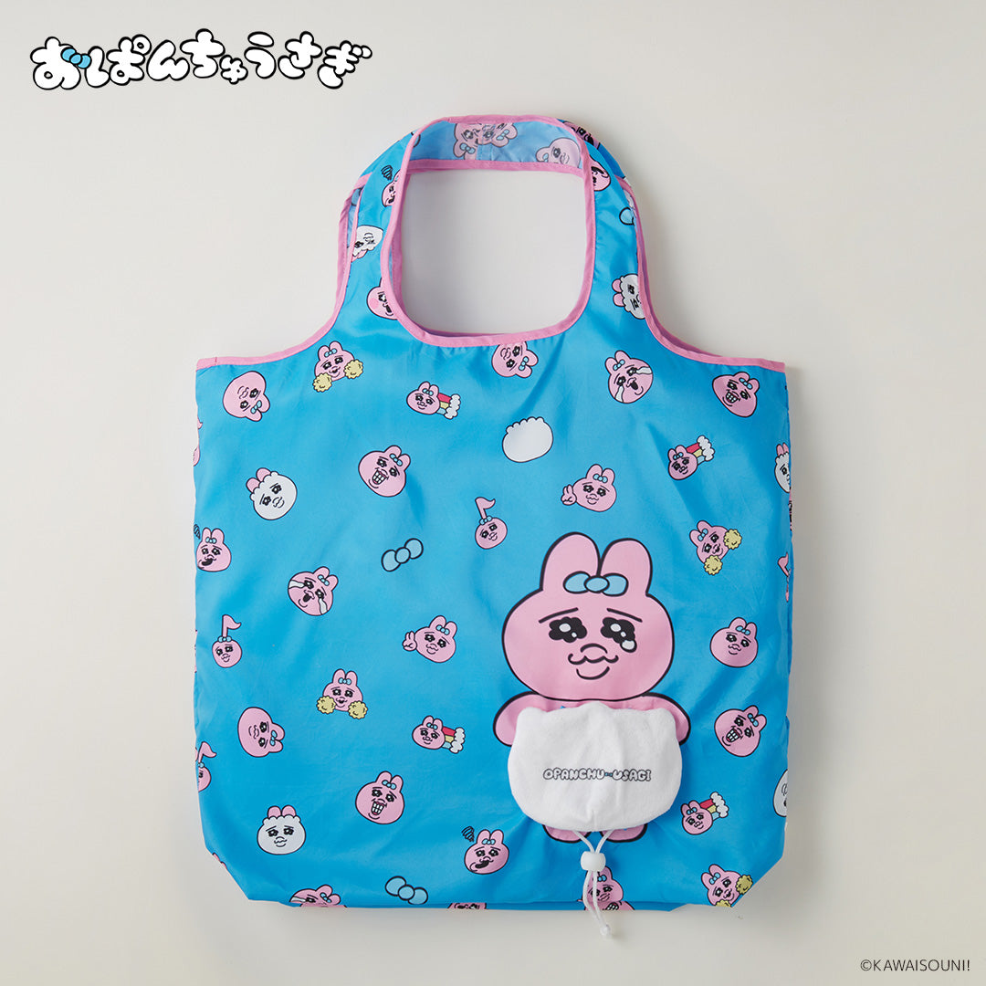 ぬいぐるみエコバッグ おぱんちゅうさぎ