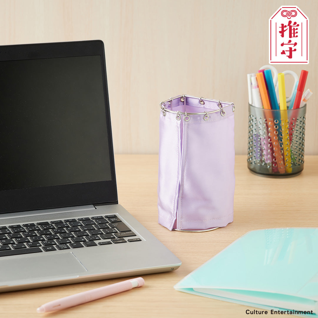 推守 カーテン(赤)