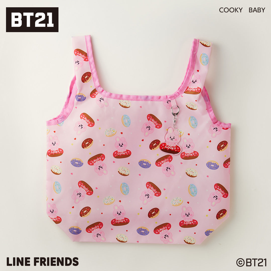 アクリルキーホルダー付きエコバッグ COOKY BABY