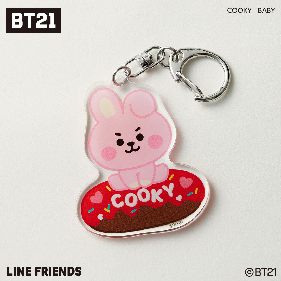 アクリルキーホルダー付きエコバッグ COOKY BABY