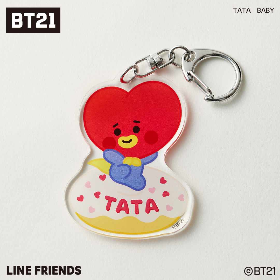 アクリルキーホルダー付きエコバッグ TATA BABY