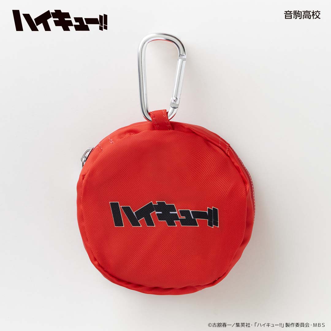収納ポーチ付きエコバッグ ミニ 音駒高校