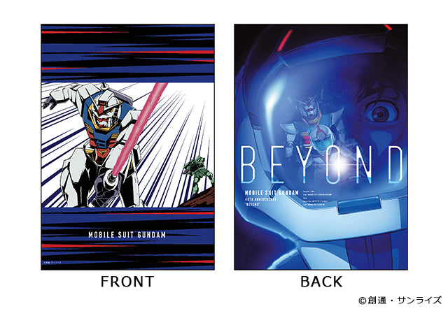 Tカード(機動戦士ガンダムデザイン)+A4クリアファイル