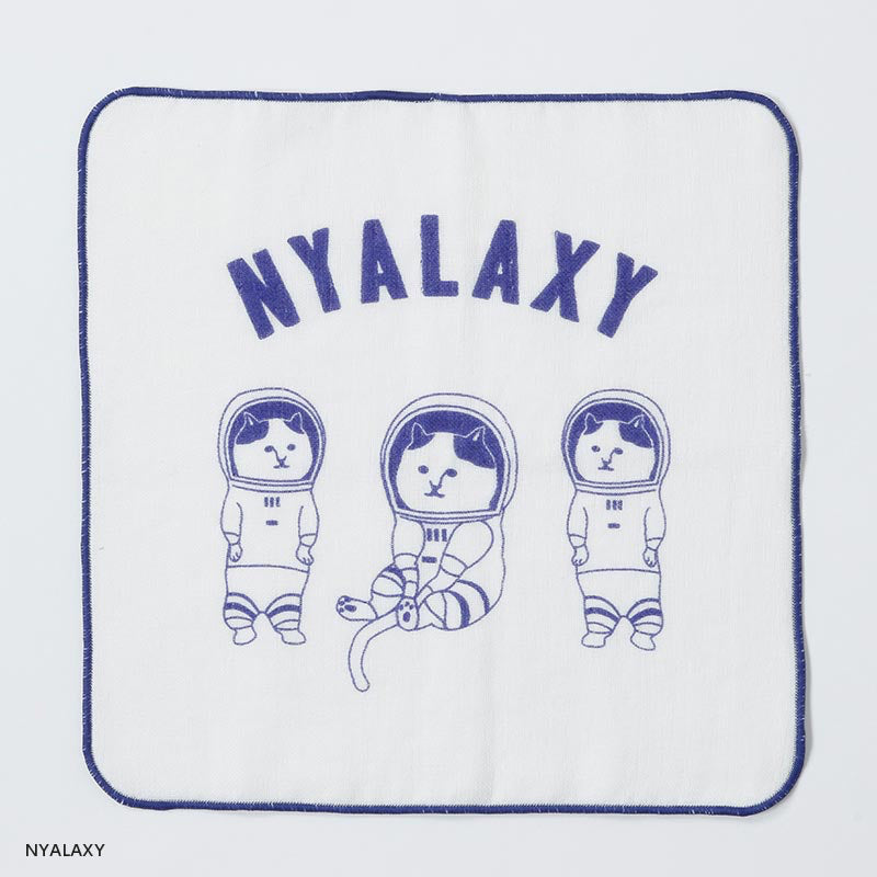 柔らかガーゼパイルハンカチ NYASA