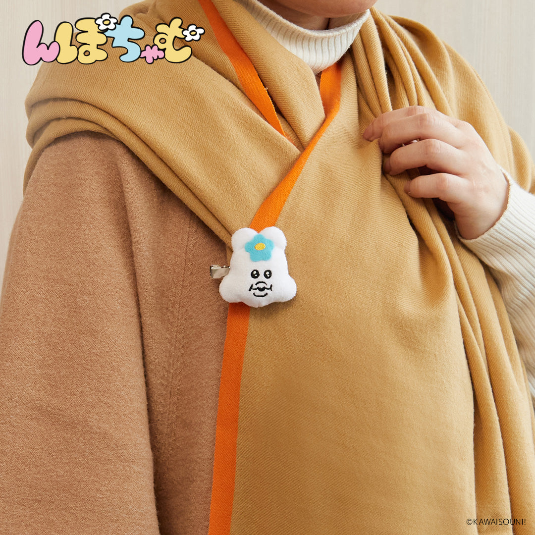 マスコットヘアクリップ んぽちゃむ
