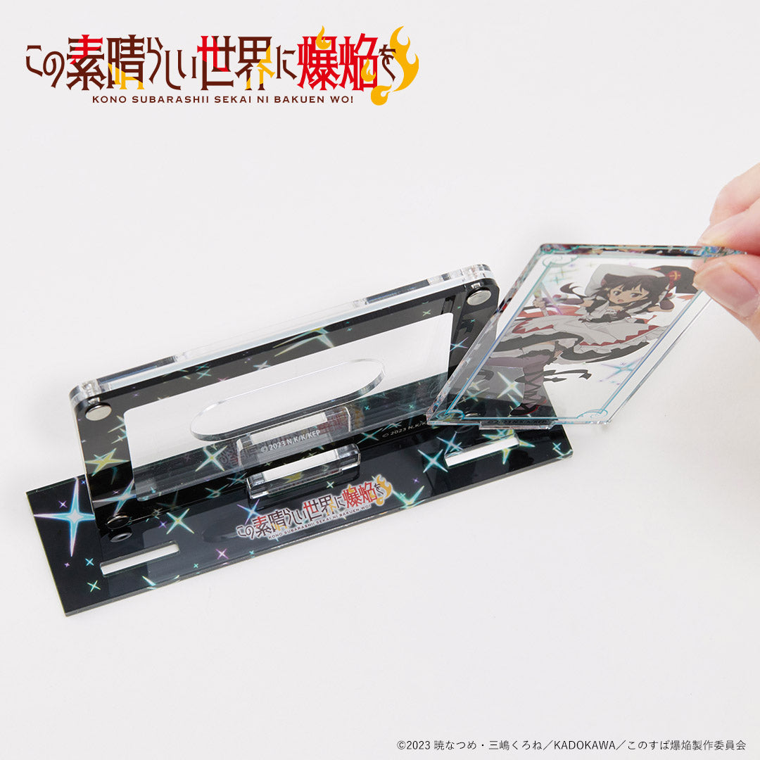 アクスタ付きカードスタンド この素晴らしい世界に爆焔を! めぐみん
