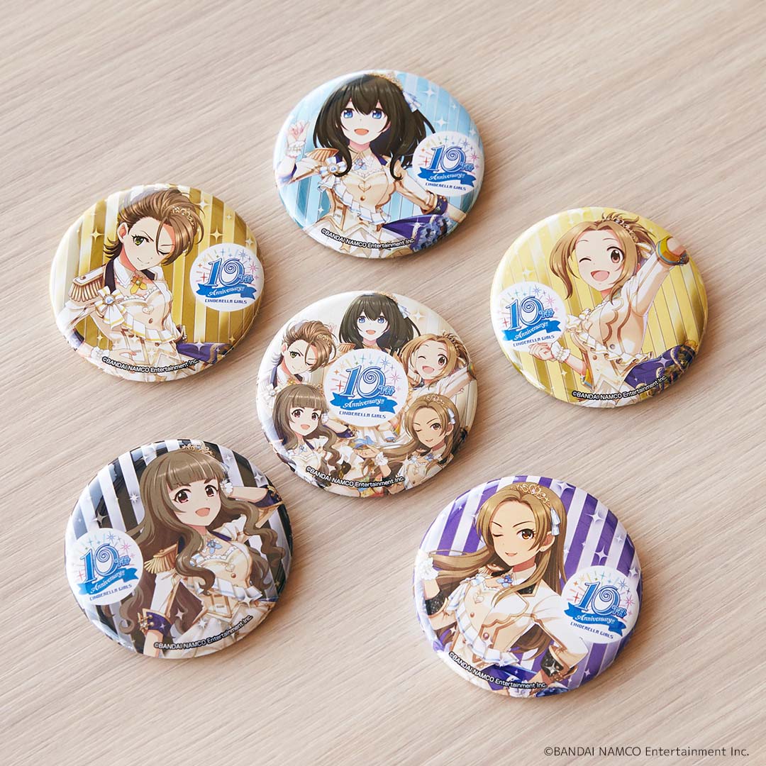 シークレット缶バッジ(6種)(BOX) アイドルマスター シンデレラガールズ 10th