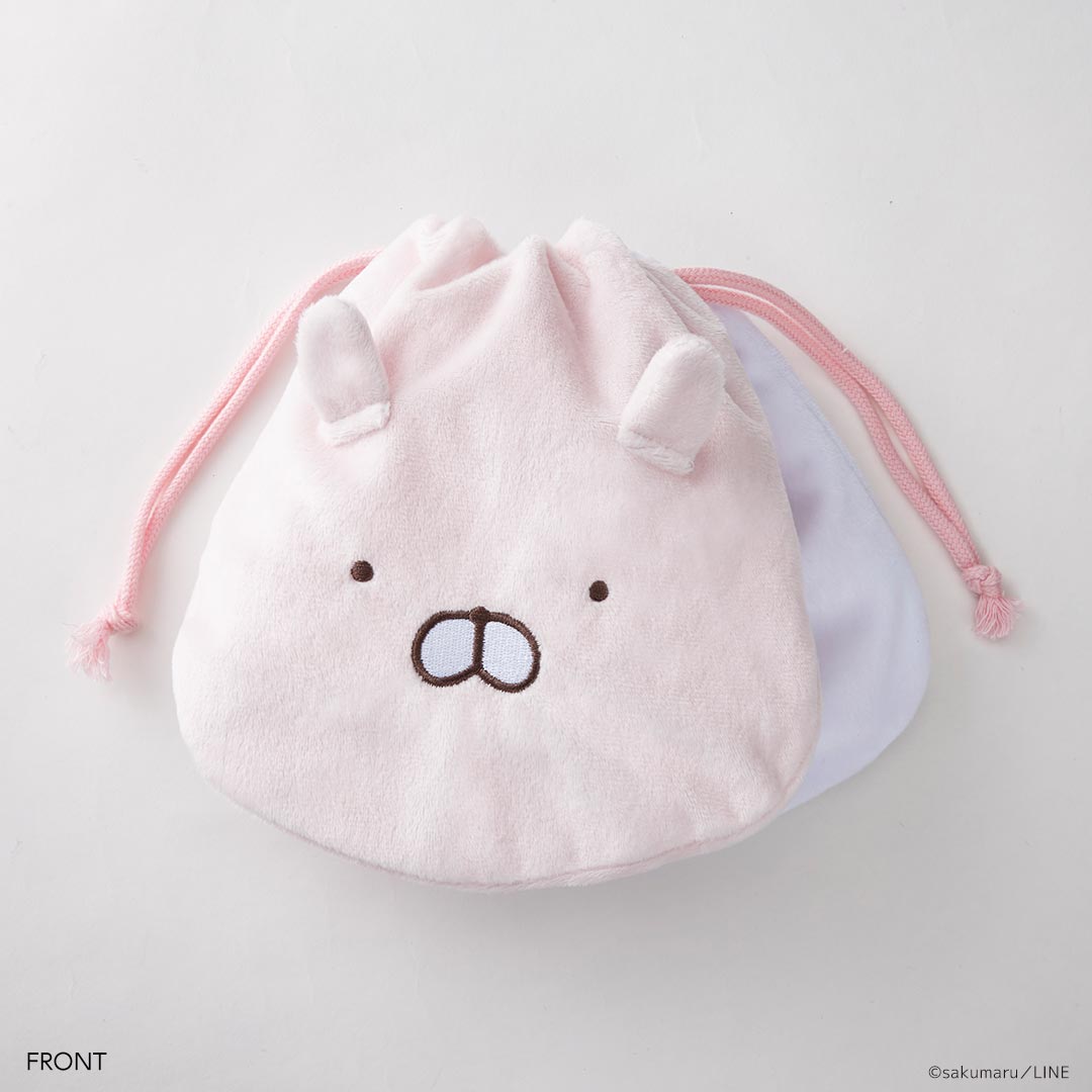 ニコイチ巾着 うさまる