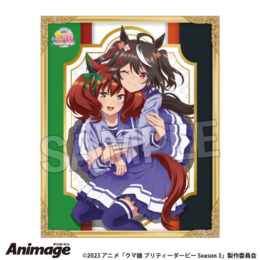 TVアニメ『ウマ娘 プリティーダービー Season 3』 キャンバスボード キタサンブラック&ナイスネイチャ