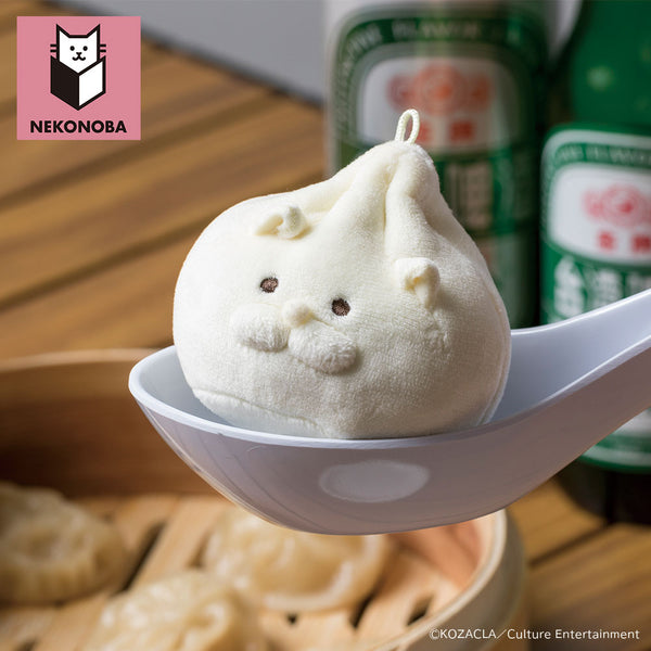 NEKONOBA ふわもち小籠包ネコ ぬいぐるみキーホルダー – FAN+Life
