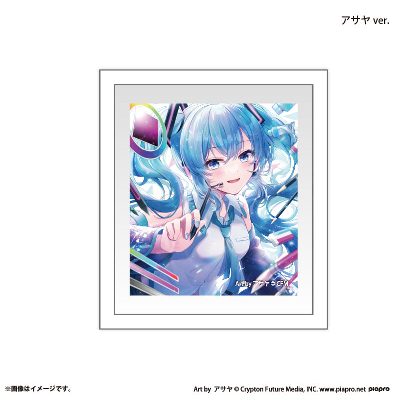 『初音ミク×スモールエス』 額縁マグネット -アサヤ ver.-