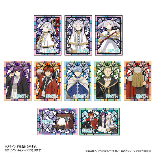 ミニアートスタンド ステンドグラスデザイン(ブラインド)全10種 BOX 葬送のフリーレン