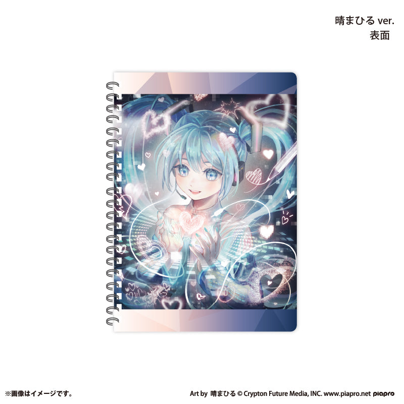 『初音ミク×スモールエス』 A5ダブルリングノート -晴まひる ver.-