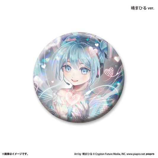 『初音ミク×スモールエス』 缶バッジ ホログラム -晴まひる ver.-