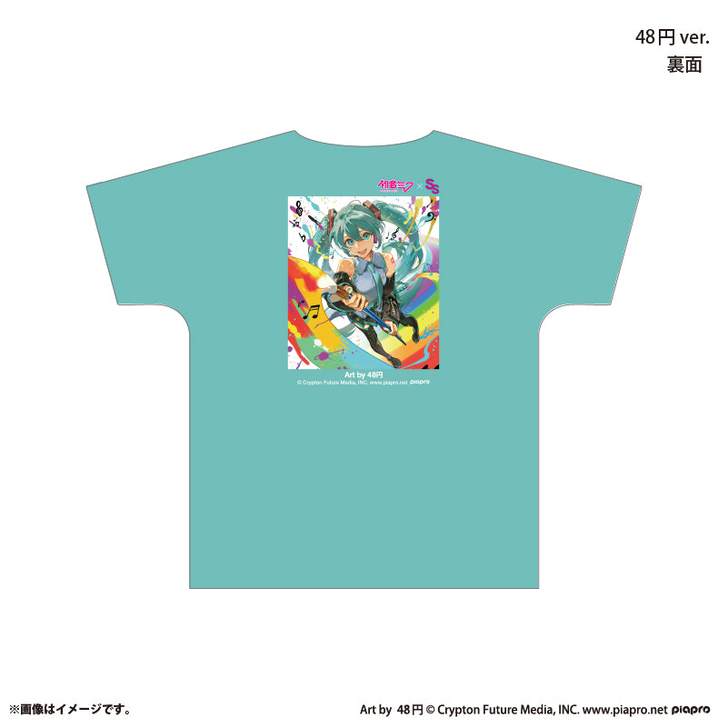 『初音ミク×スモールエス』 フルグラフィックTシャツ -48円 ver.