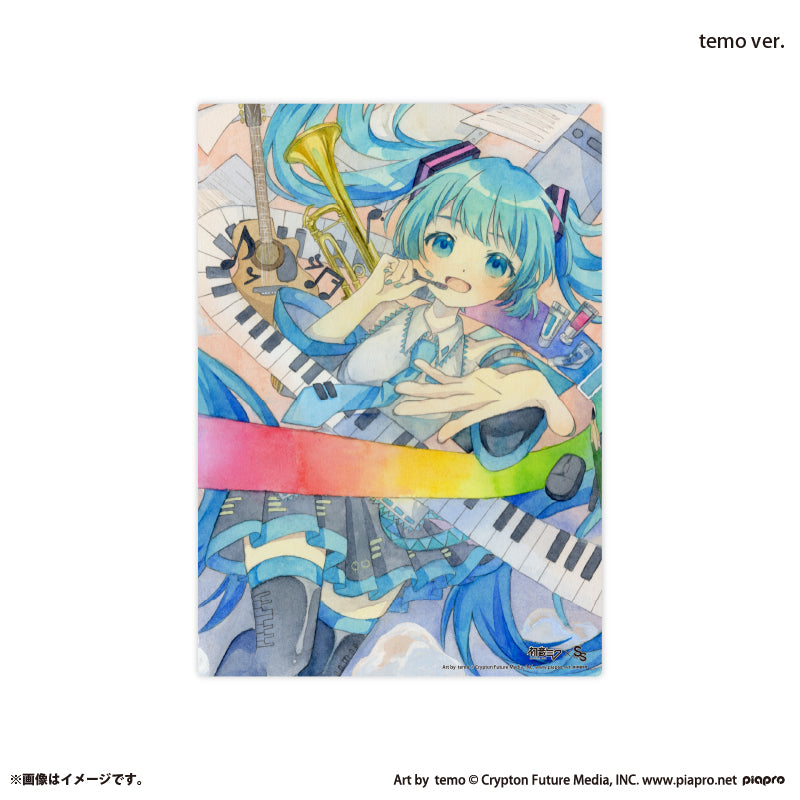 『初音ミク×スモールエス』 メタルプレート -temo ver.-