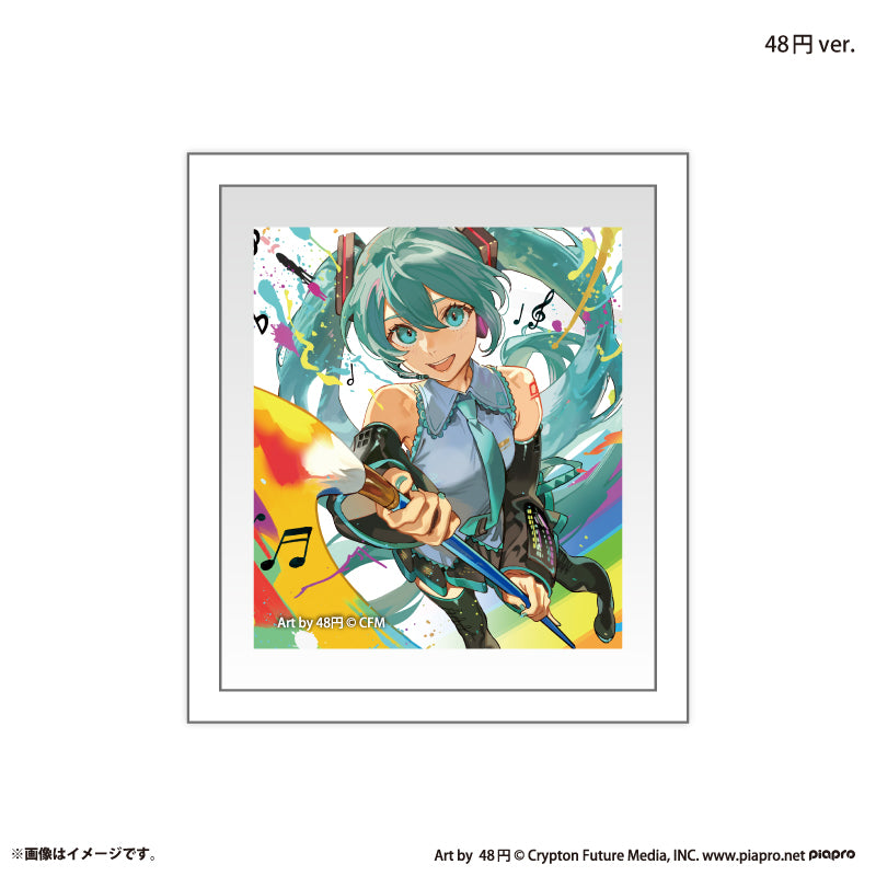 『初音ミク×スモールエス』 額縁マグネット -48円 ver.-