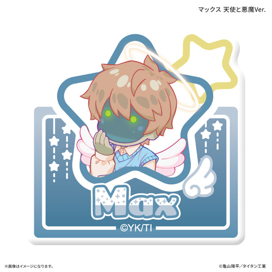 『銀河特急 ミルキー☆サブウェイ』 ネームバッジ マックス 天使と悪魔Ver.