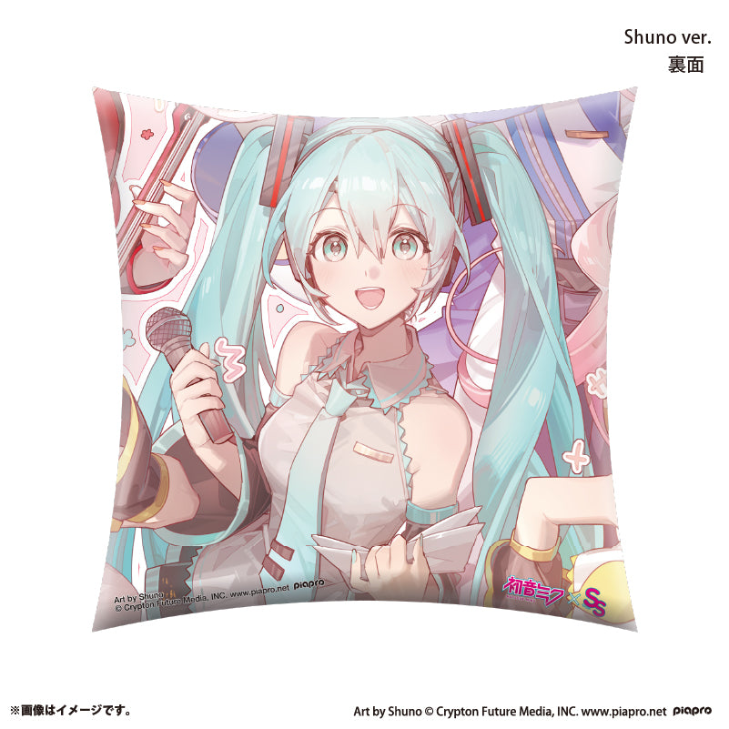 『初音ミク×スモールエス』 スクエアクッション -Shuno ver.-