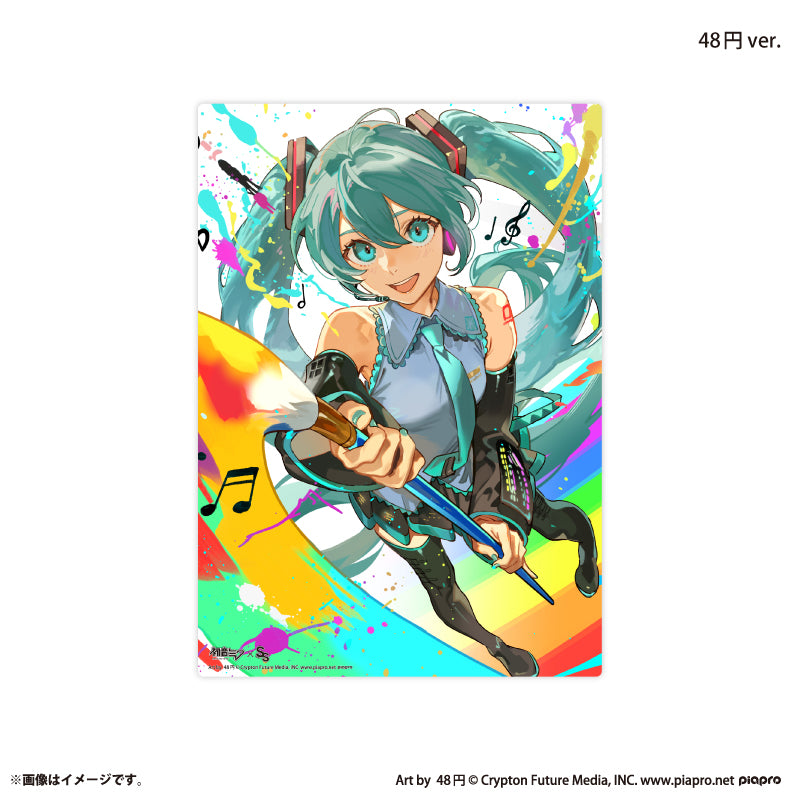 『初音ミク×スモールエス』 メタルプレート -48円 ver.-